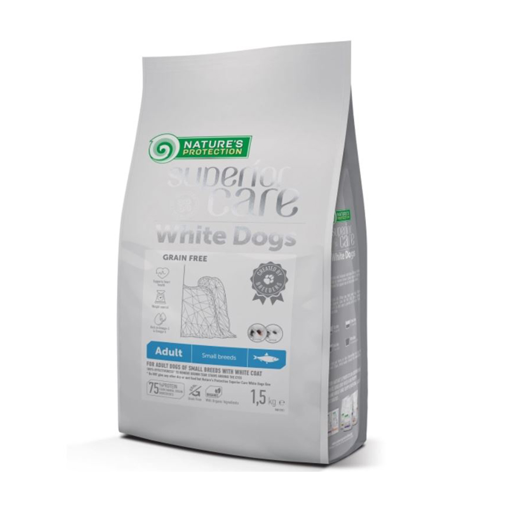 Nature's Protection｜Superior Care 去淚痕美毛小型成犬配方(鯡魚) 1.5KG - WDHE34