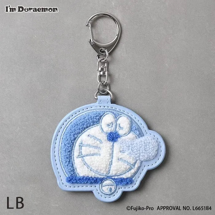 [訂購] 多啦A夢鎖匙扣 毛絨絨 (訓教 / 笑呵呵圖案)