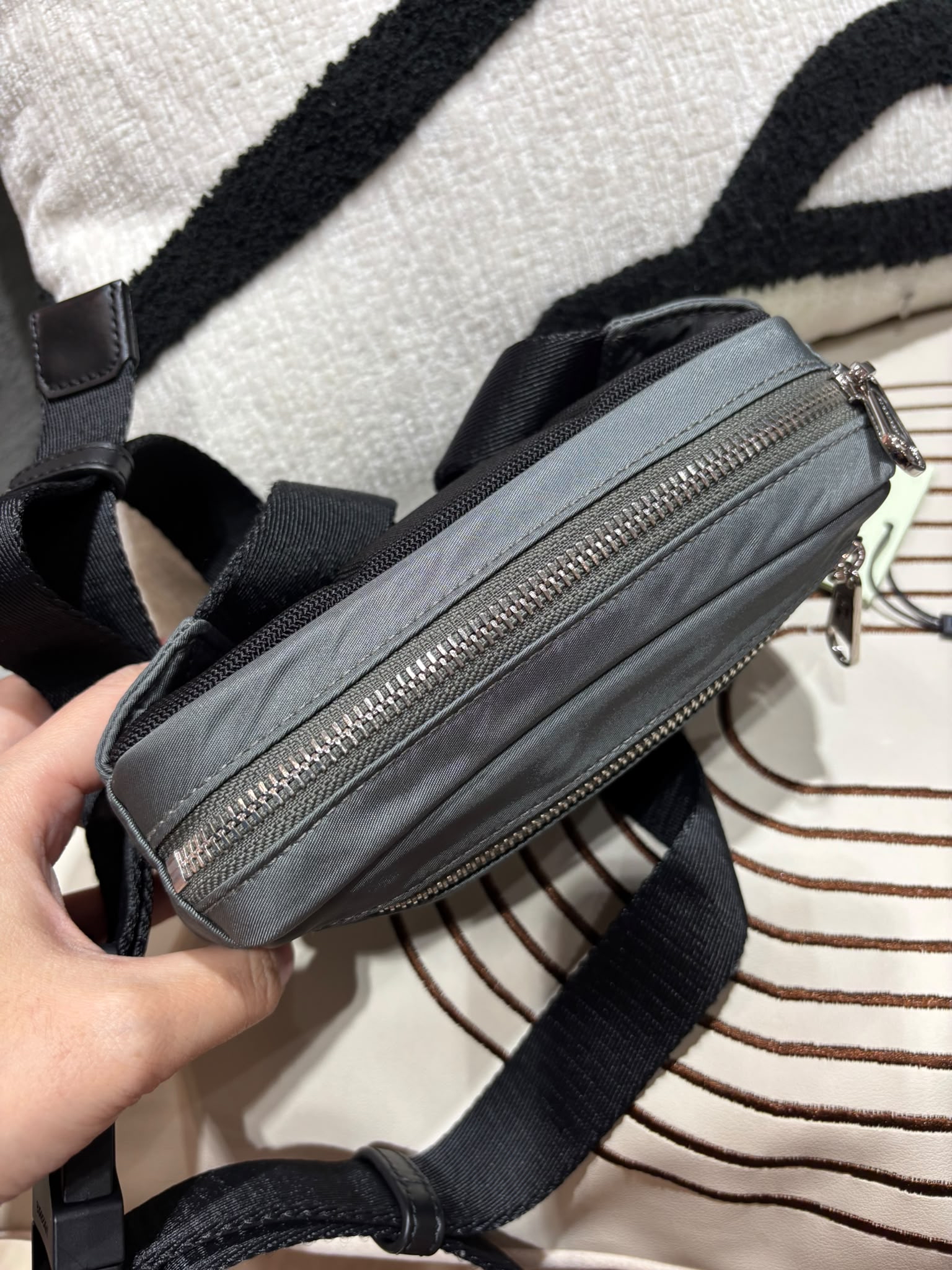 Burberry belt bag nylon waist bag 腰包 100%Authentic, 98%New ✅dust bag