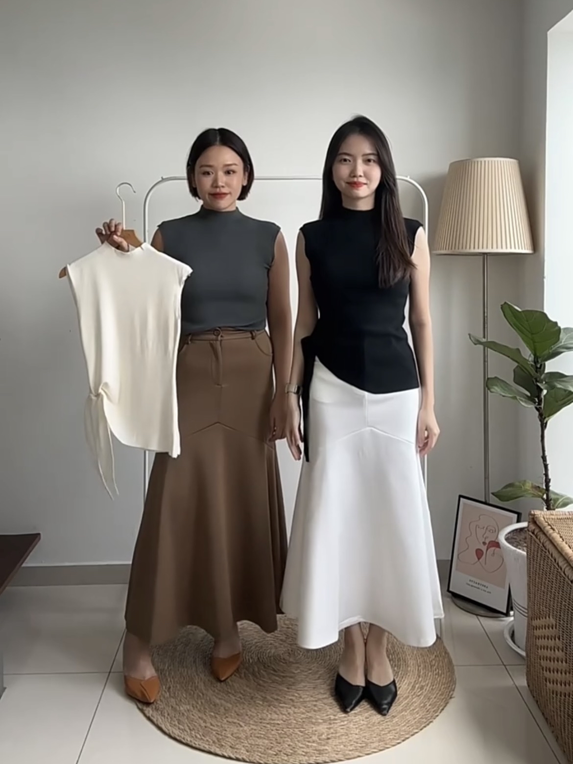 T4065 Mock Neck Knit Top - 4 Colors 