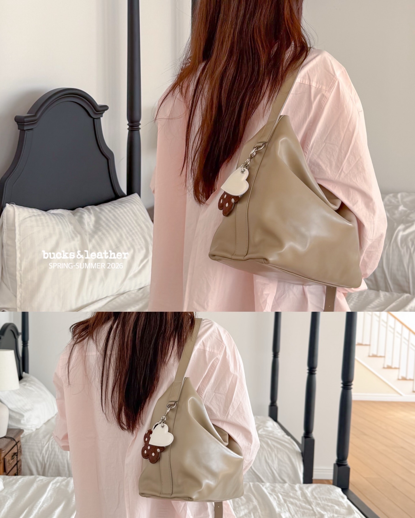 【26SS】 預訂_Heart Keyring MiniBy Bucks & leather