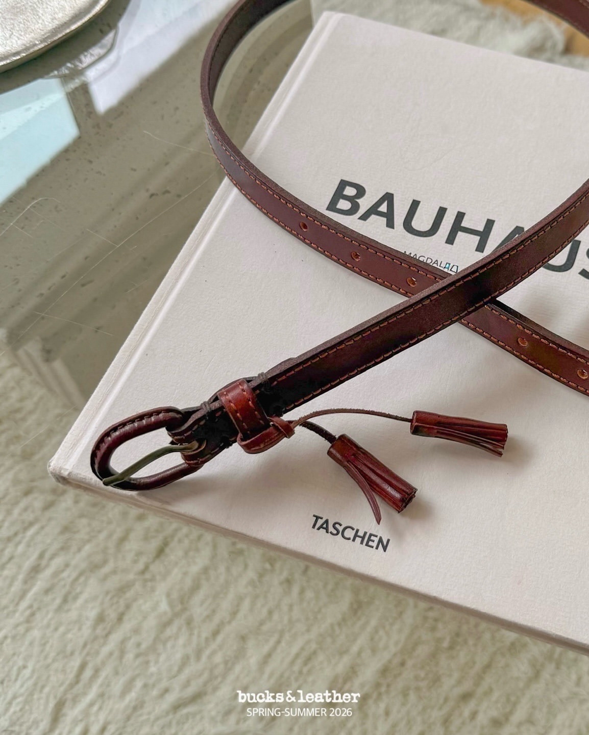 預訂_20mm Tassel Belt By Bucks & leather