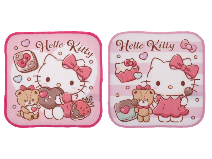 Hello Kitty Mini Towel (2 pcs/ pack) 迷你方巾2條裝