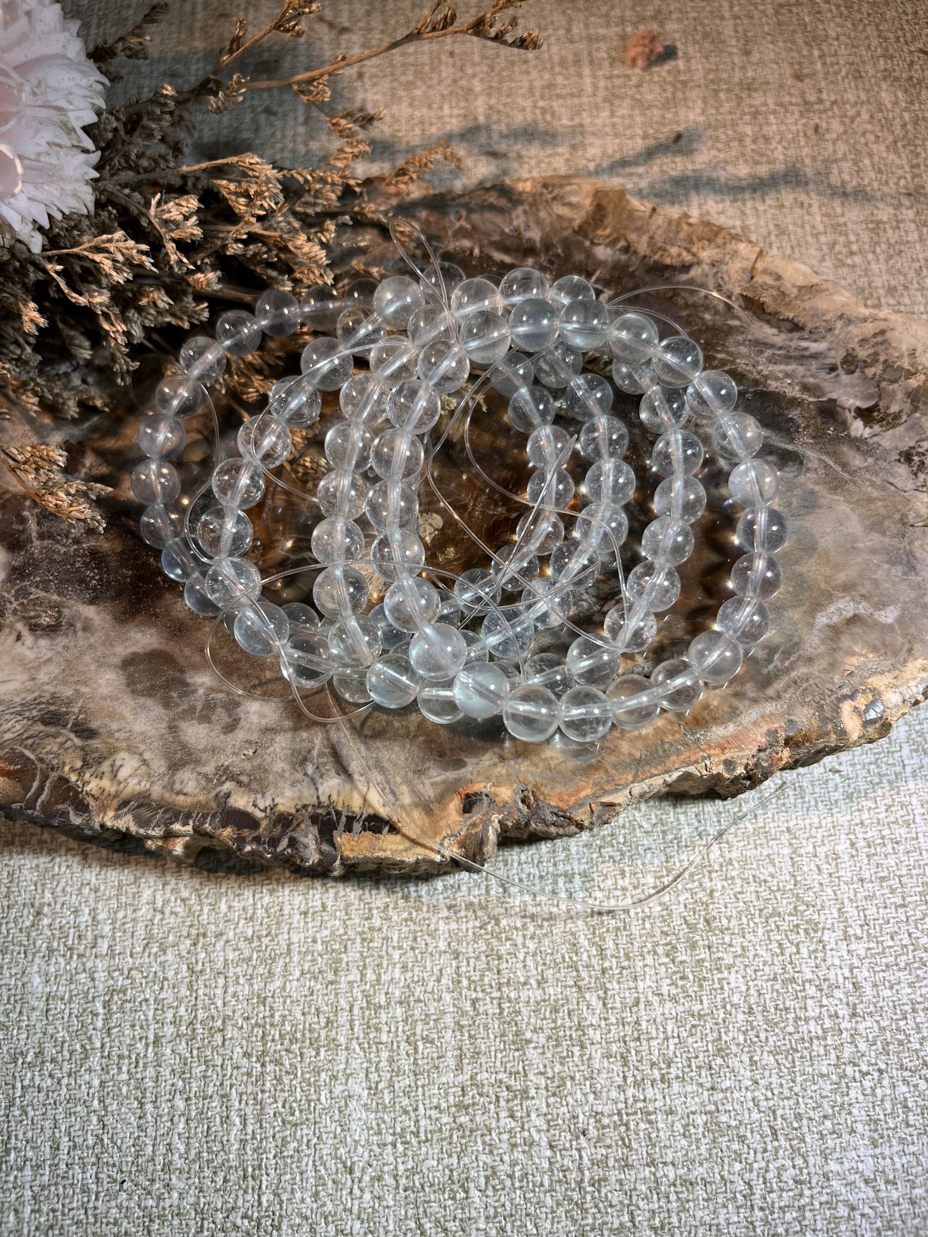 冰透綠海藍寶 7m+