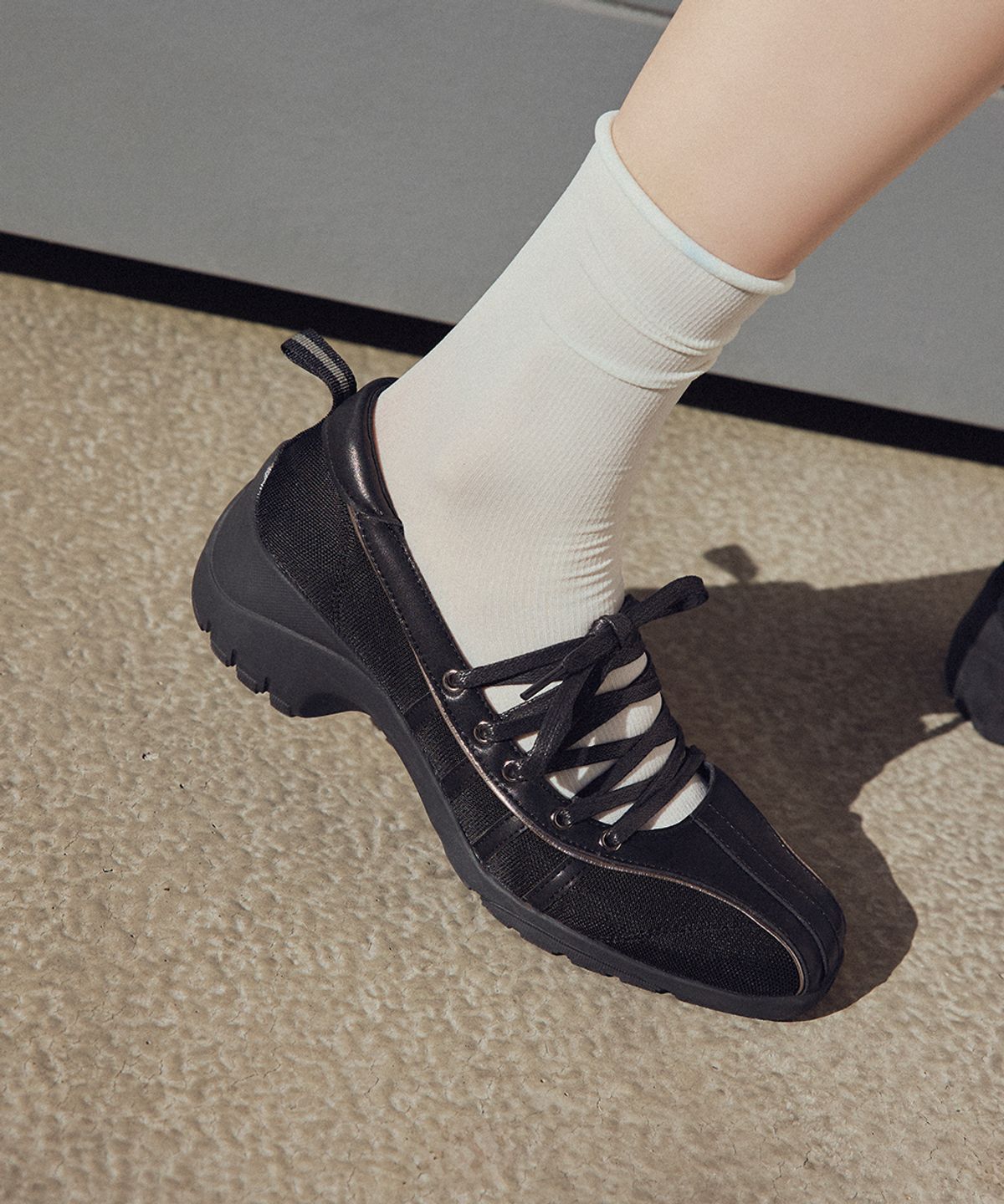 🇰🇷訂購｜Rockfish｜BLISS HEEL LACEUP SNEAKERS 5色 