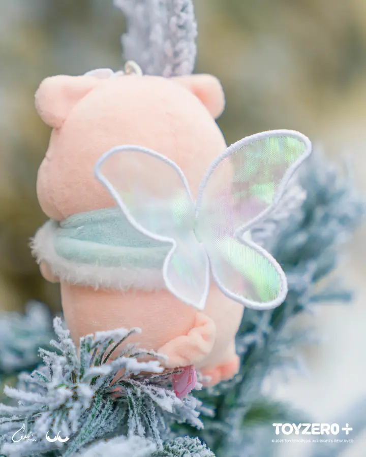 📦訂購 台灣代購 TOYZEROPLUS 罐頭豬LuLu 白雪精靈Lu 冬日系列毛絨掛件