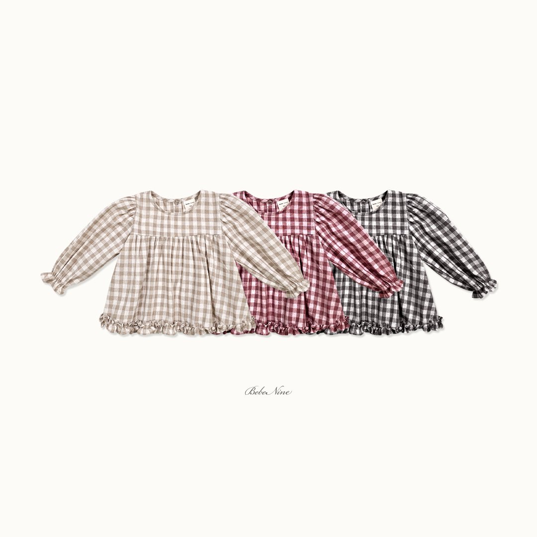 Bebenine Lucy Check Blouse