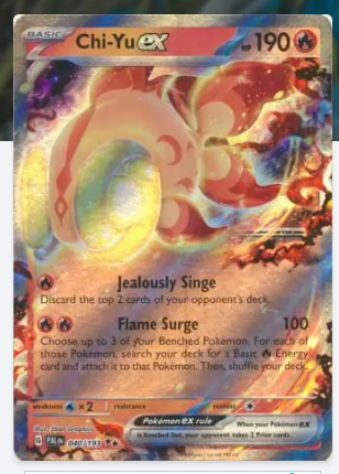 Pokemon TCG Card Game - Chi-Yu ex 040/193