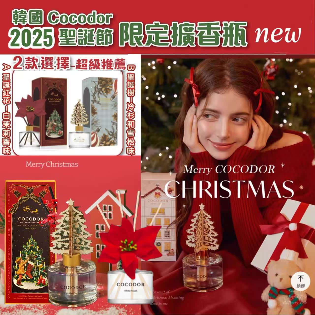 韓國 Cocod'or 聖誕限定節日擴香瓶