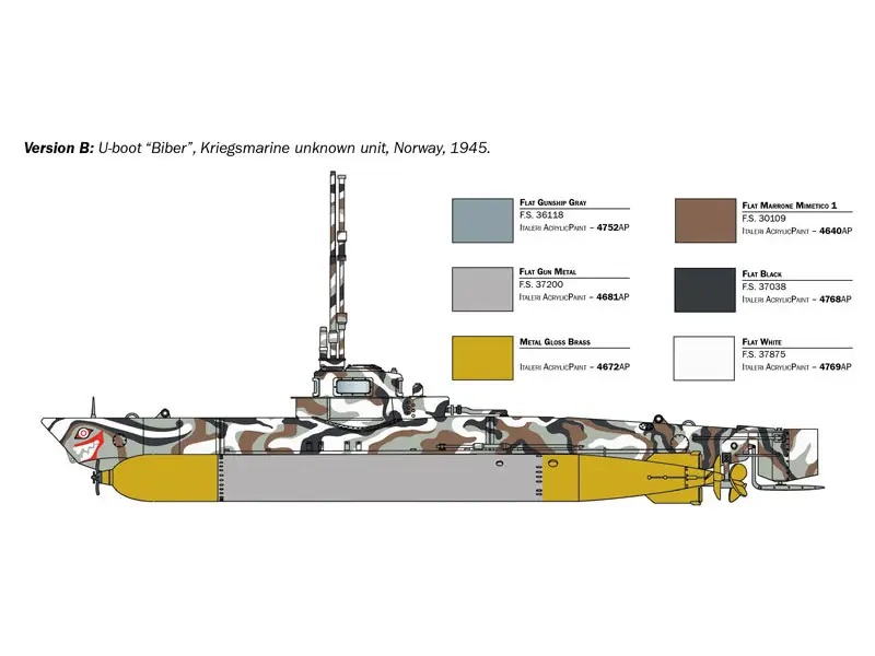 1/35 Biber Midget Submarine