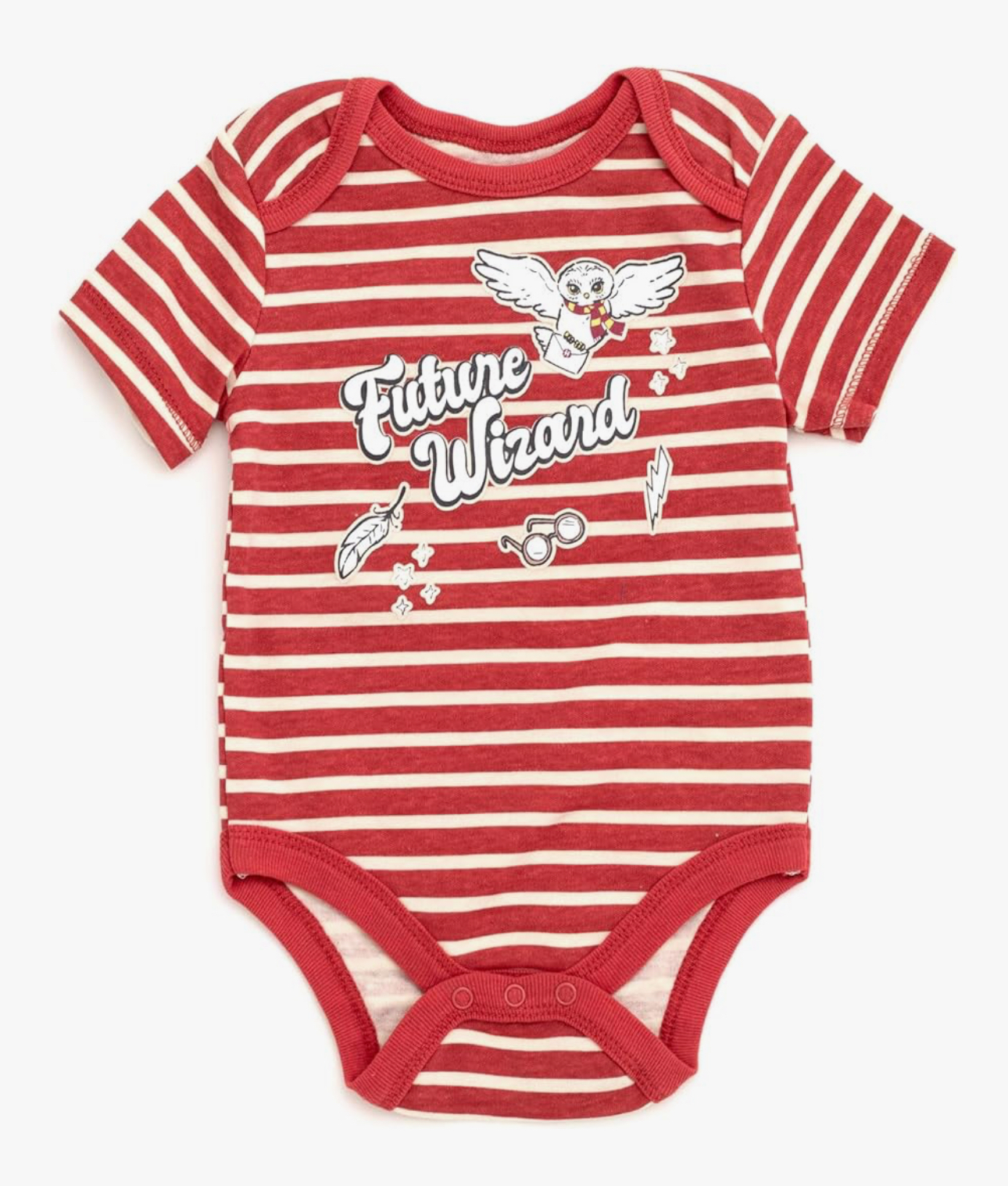 ☀️預訂 歐美直送☀️🇺🇸哈利波特系列貓頭鷹印花短袖包屁衣短褲三件套