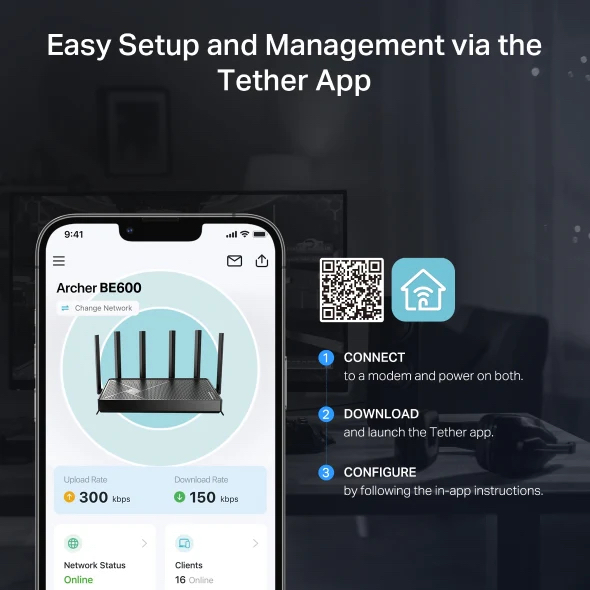 Tp Link Archer BE600 - BE9700 三頻 Wi-Fi 7 路由器 Wifi 7 Router (支援10G光纖寬頻)