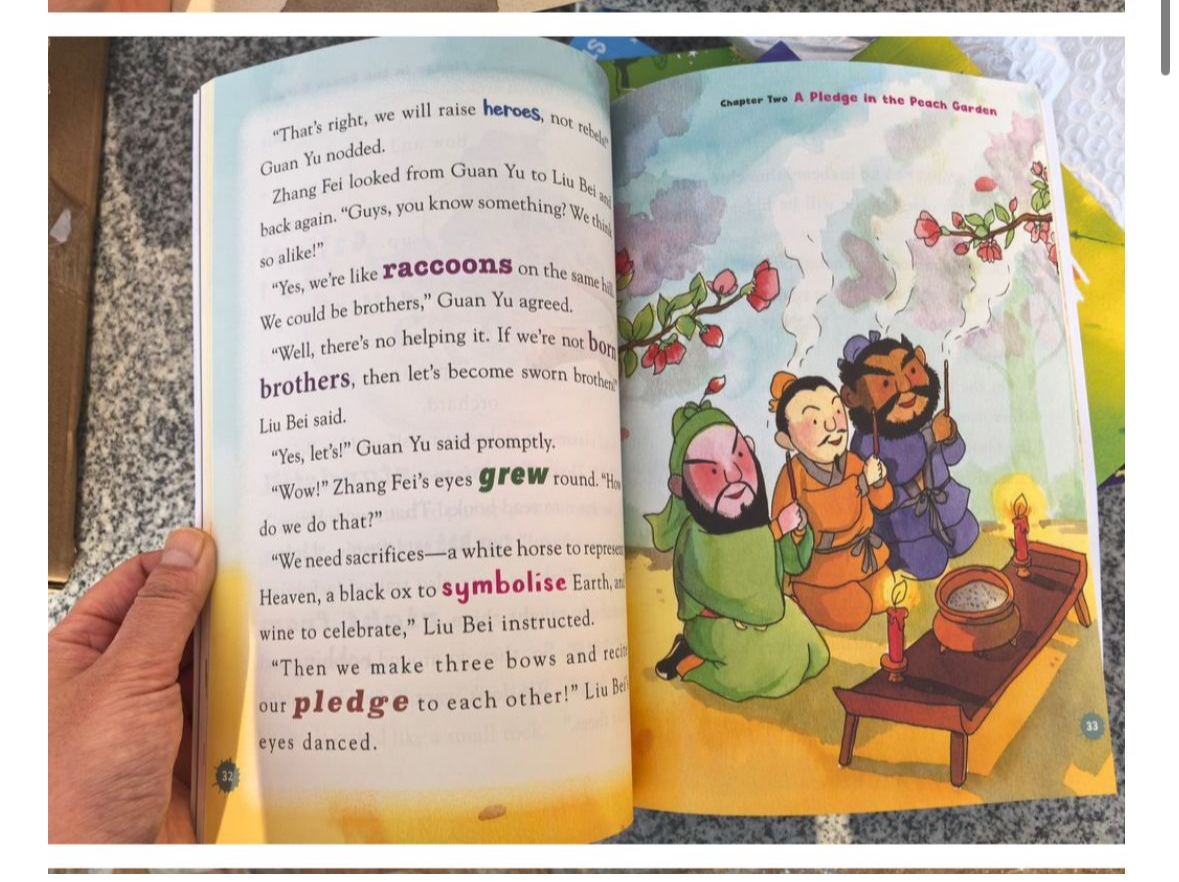 英文版本，中國三國演義