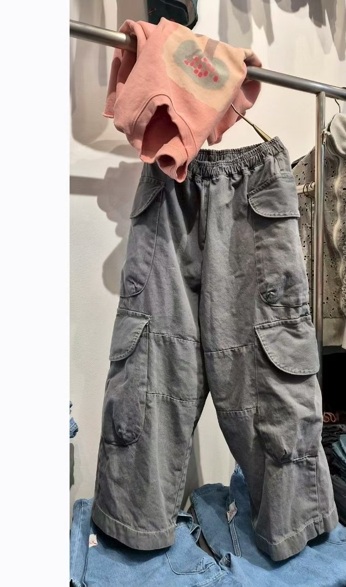 SS2617 寬鬆休閒玩味工裝褲