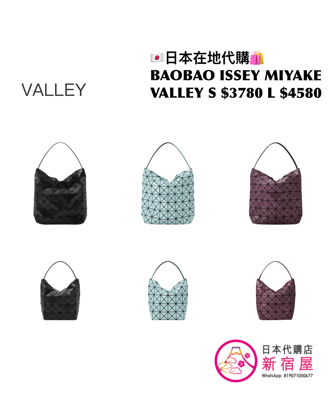 BAOBAO ISSEY MIYAKE VALLEY S/L
