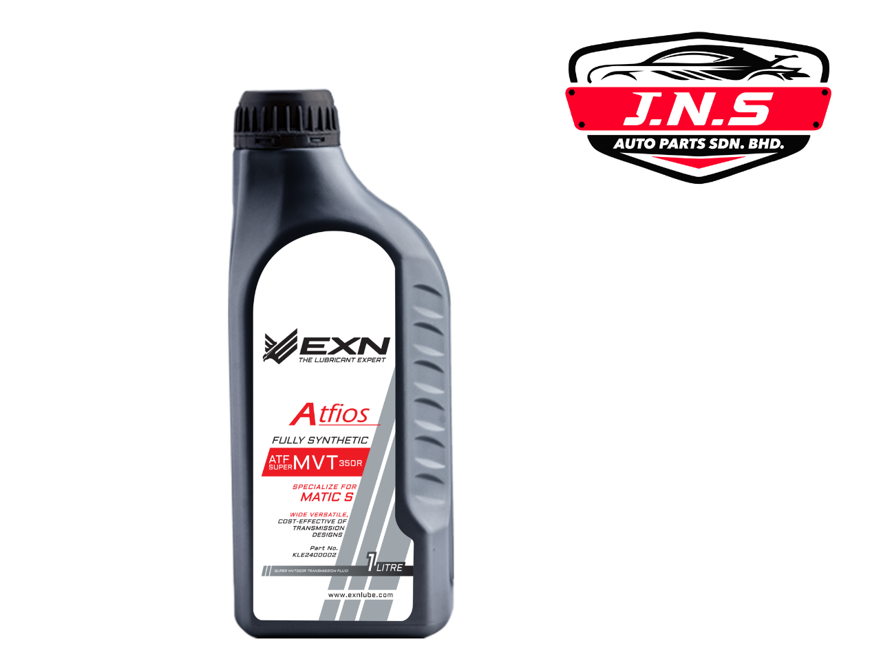 EXN Atfios Fully Synthetic ATF Super MVT 350R Transmission Fluid 1L (Specialised for Matic S)