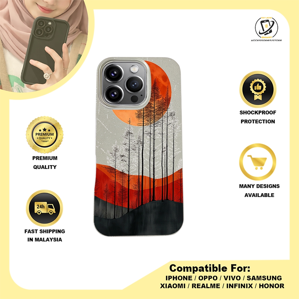 BLING CASE PHONE FOR IPHONE - DESIGN MOON D