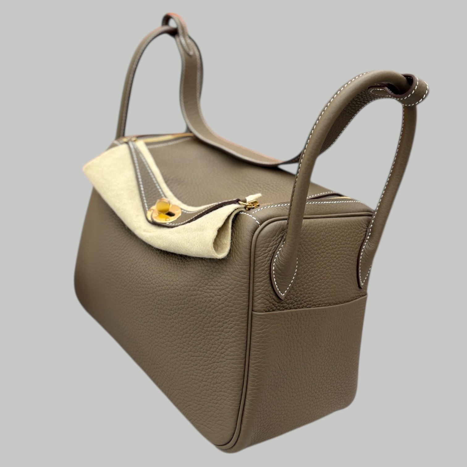 Hermes lindy26 大象灰金扣