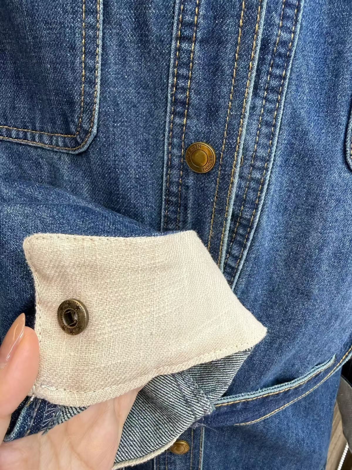 牛仔外套連belt