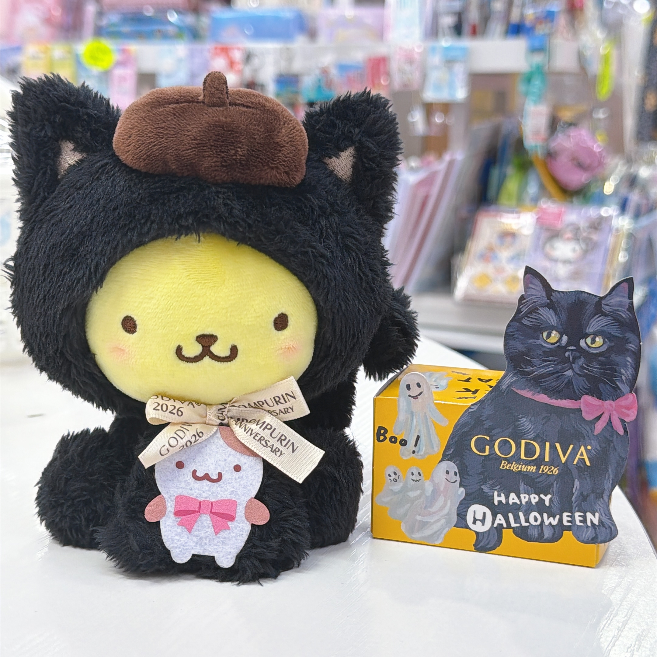 日本直送 限定版Godiva 朱古力 Sanrio 布甸狗 公仔掛飾