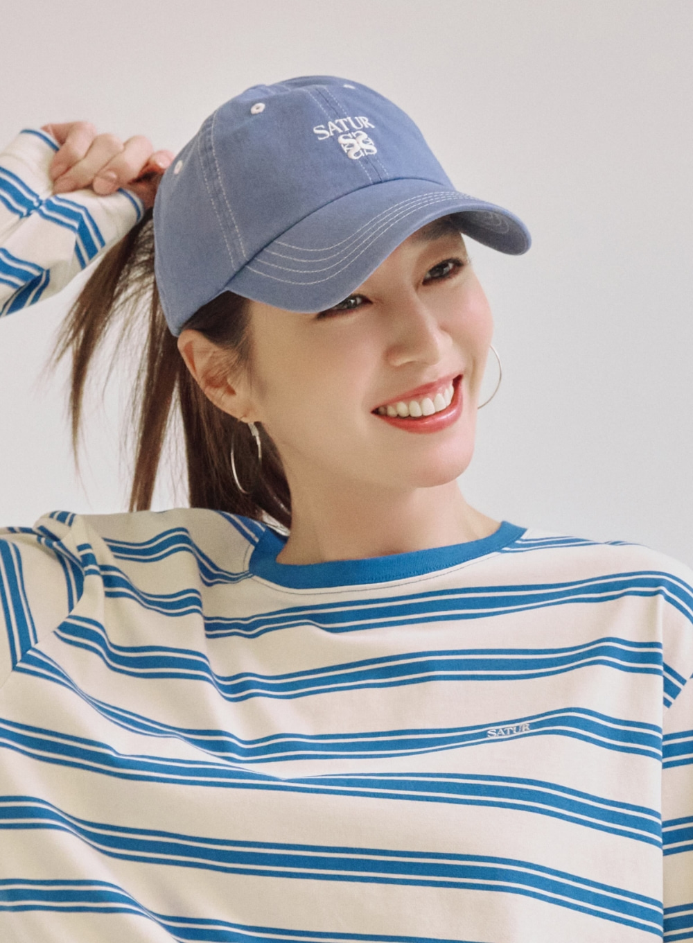 𝐒𝐀𝐓𝐔𝐑 Contrast Stitched Dyed Ball Cap 🧢
