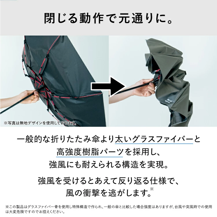 日本直送 Wpc IZA 防風晴雨兼用縮骨遮｜100% 防曬降溫 UPF50+ | Wind Resistance Umbrella