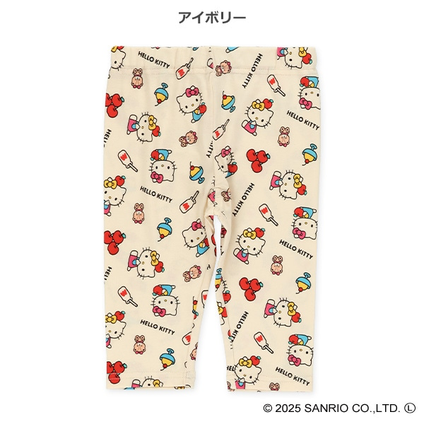 🇯🇵預訂 日本直送🇯🇵兩色Hello Kitty滿印緊身七分打底褲