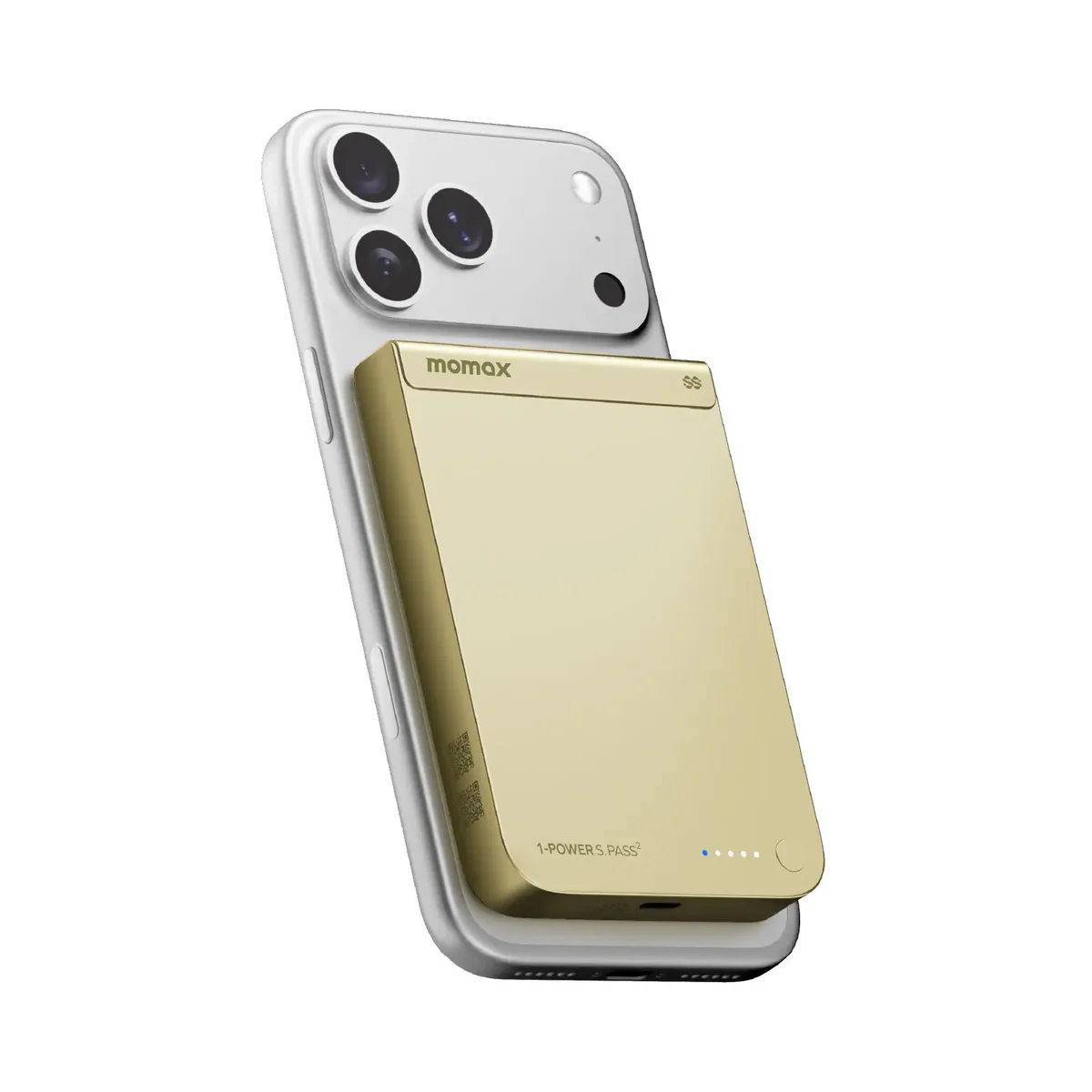 Momax 1-Power S.Pass² 10000mAh 半固態磁吸流動電源 (CCC 認證)