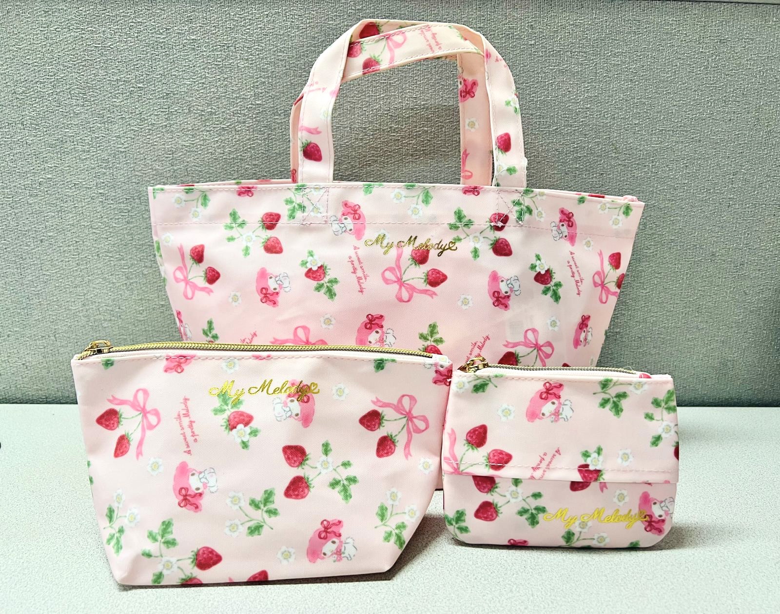 🎌日本直送🎌Melody 防水物料手挽袋套裝（一套三個）