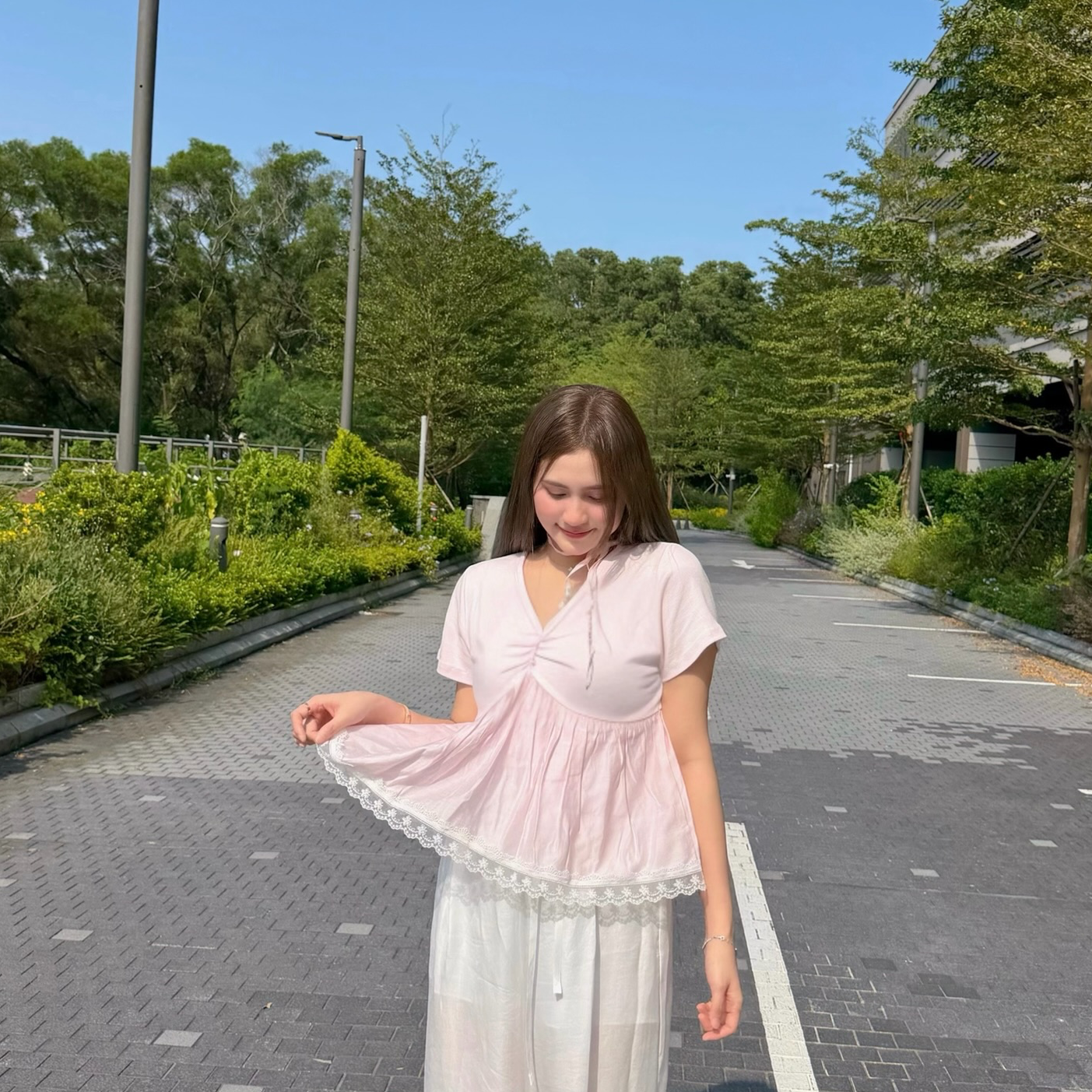 #HANNA-made# Soft-Touch Ballerina Top