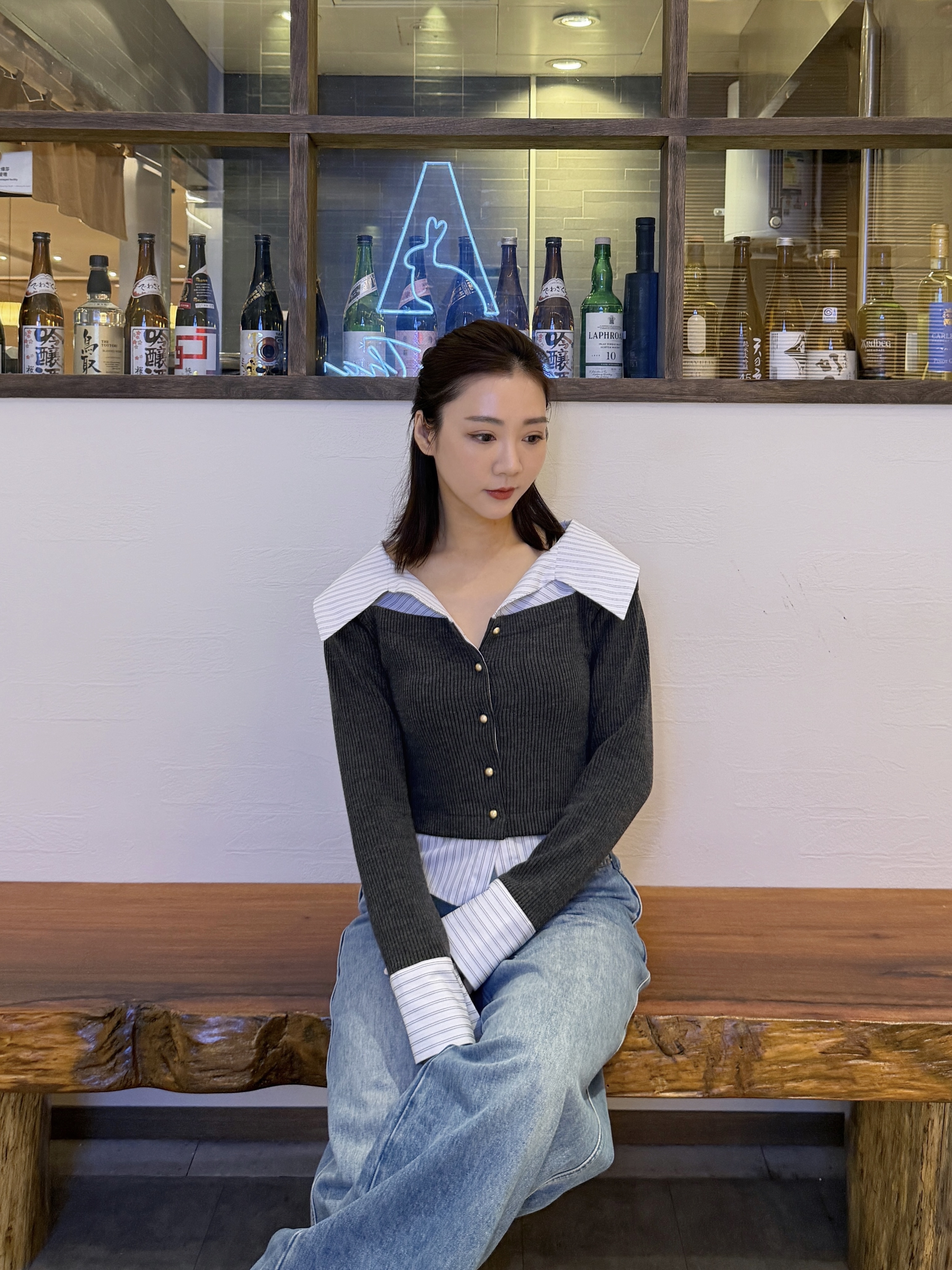 氣質款✨假2件恤衫