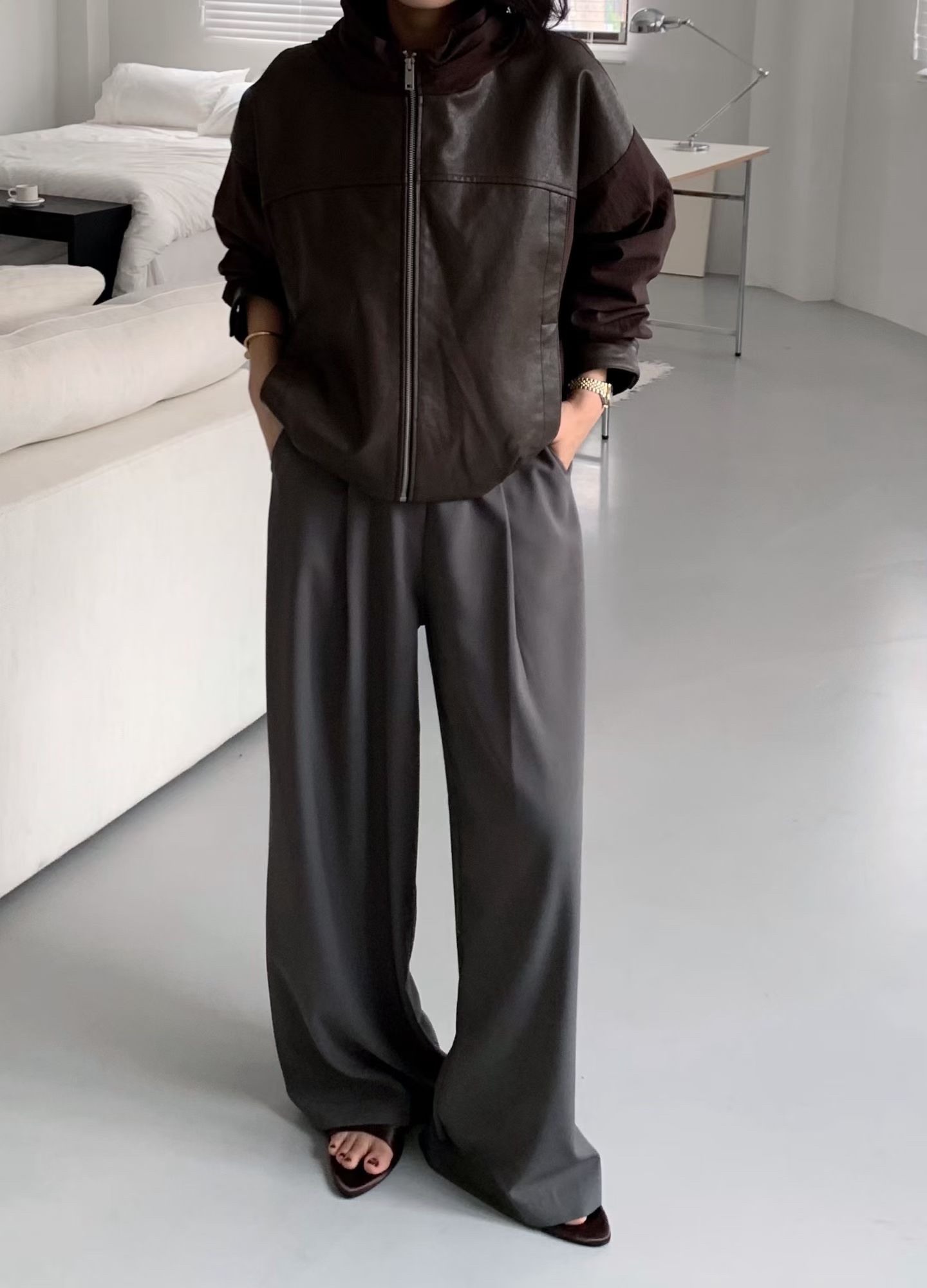 MT4 Milo Leather Compo Jumper 