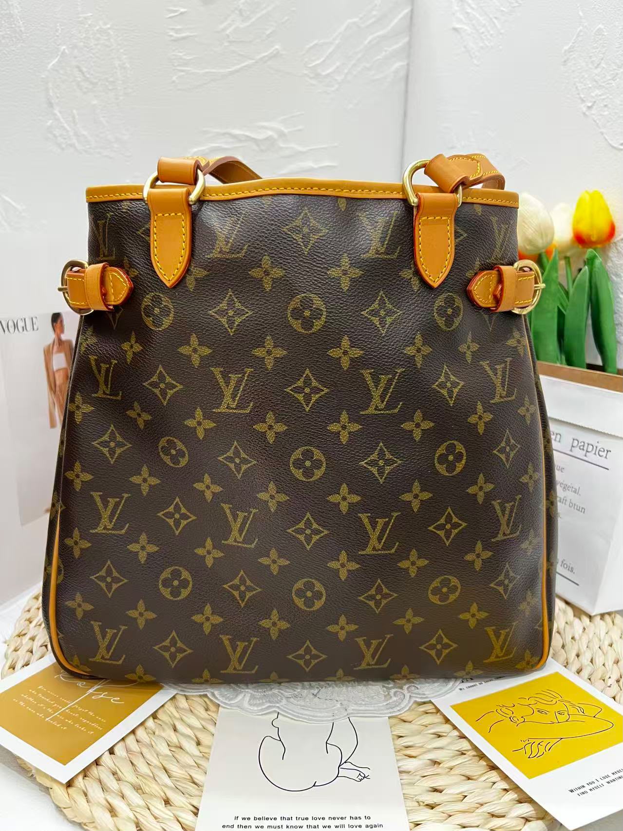 LV Monogram Batignolles Vertical Bag