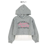 <🌟新品訂購🌟>假兩件薄毛底有帽衛衣[26-644119]