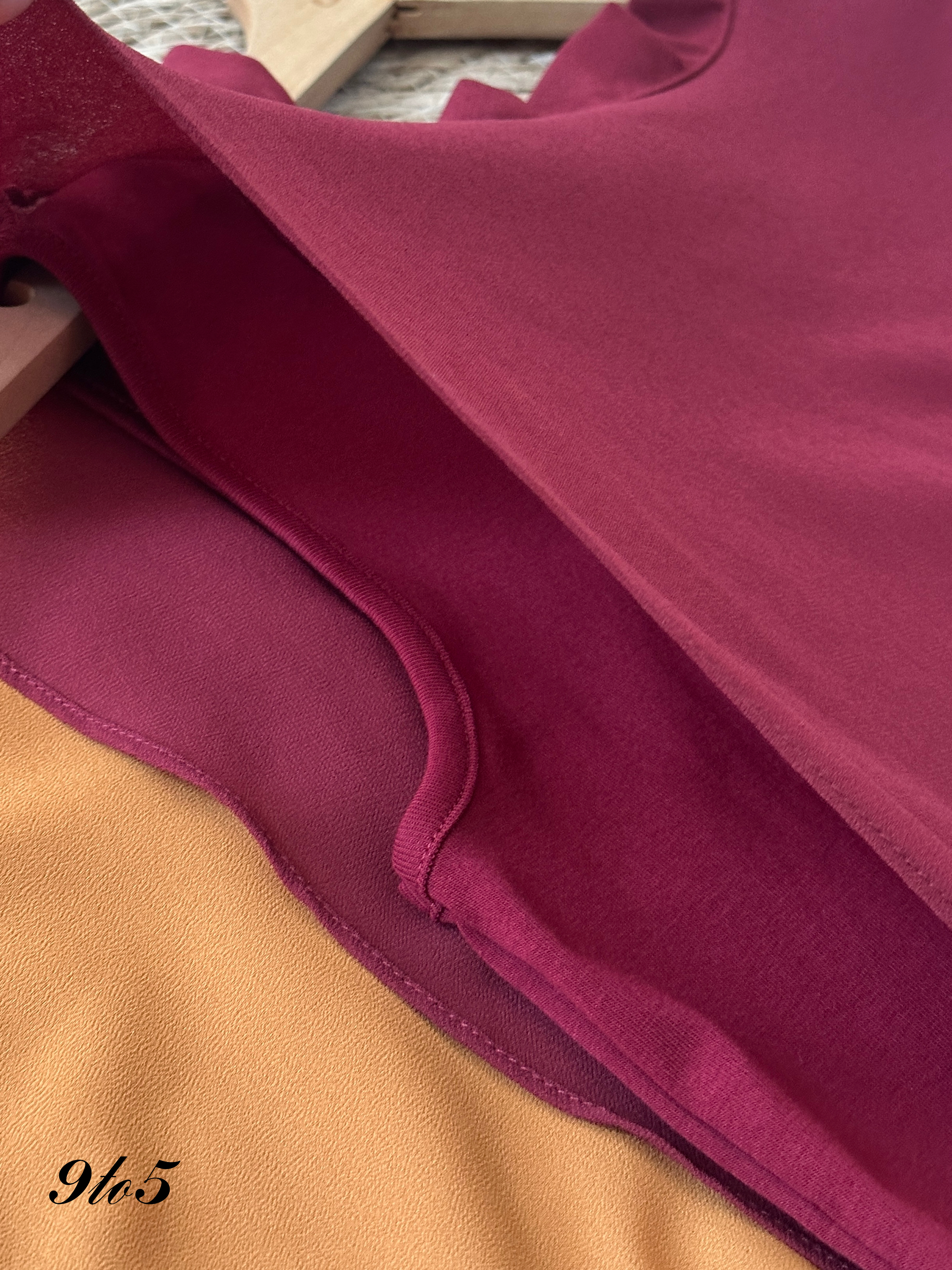 T3988 Fake Two-Piece Top - 3 Colors 