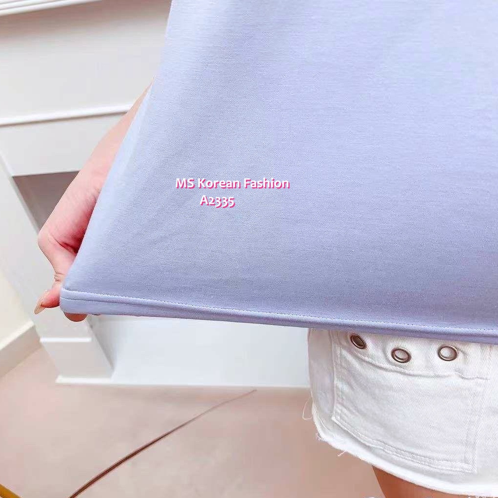 A2335 韓國🇰🇷靚色太空棉top