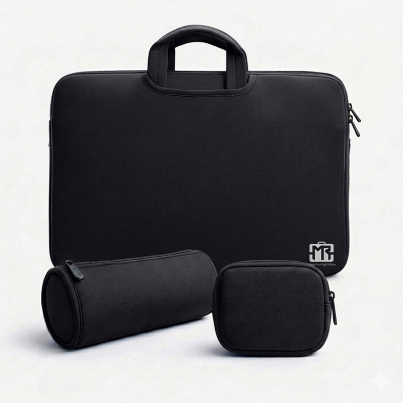 11 - 15.6 Inch (3 IN 1) Mister Right Sponge Handle Laptop Sleeve