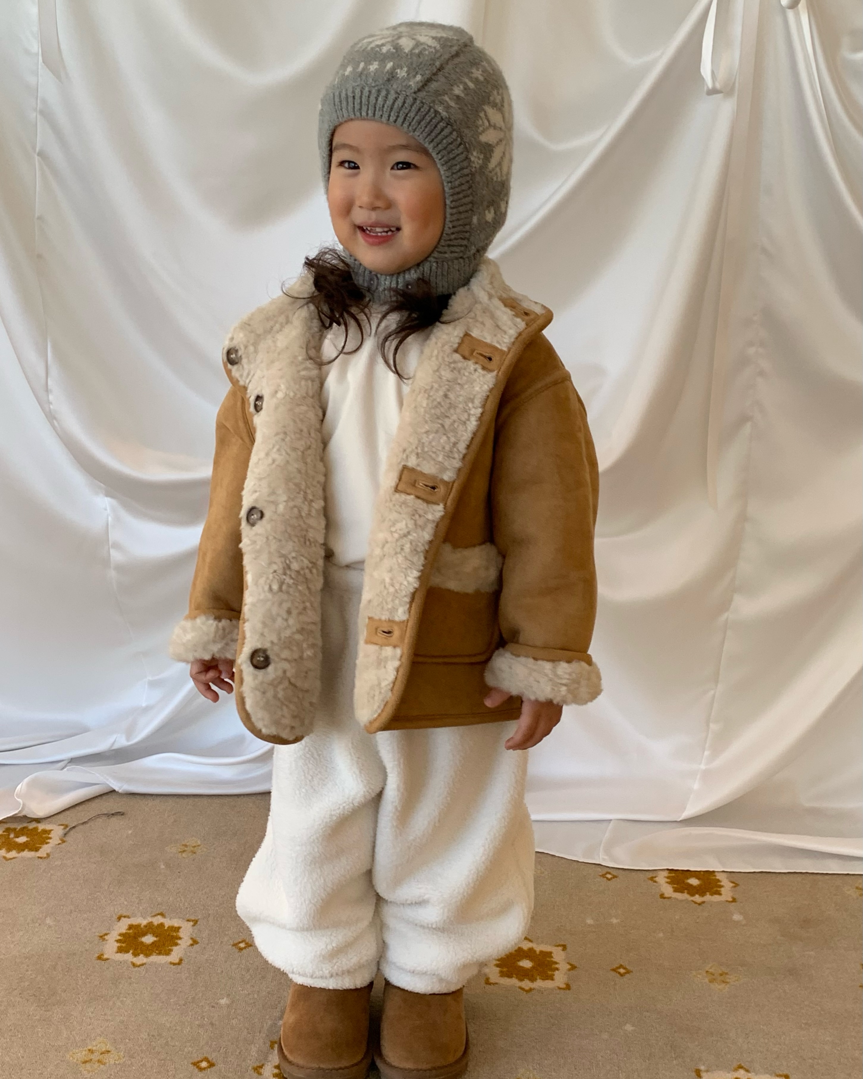 Minirobe | Reversible suede jacket