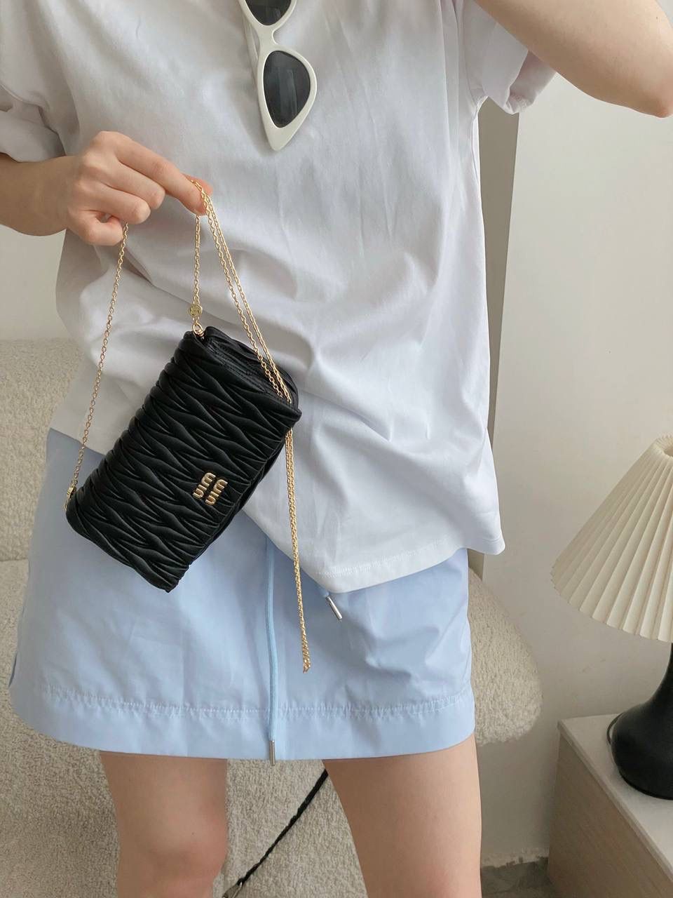 Elegant Quilted Chain Bag