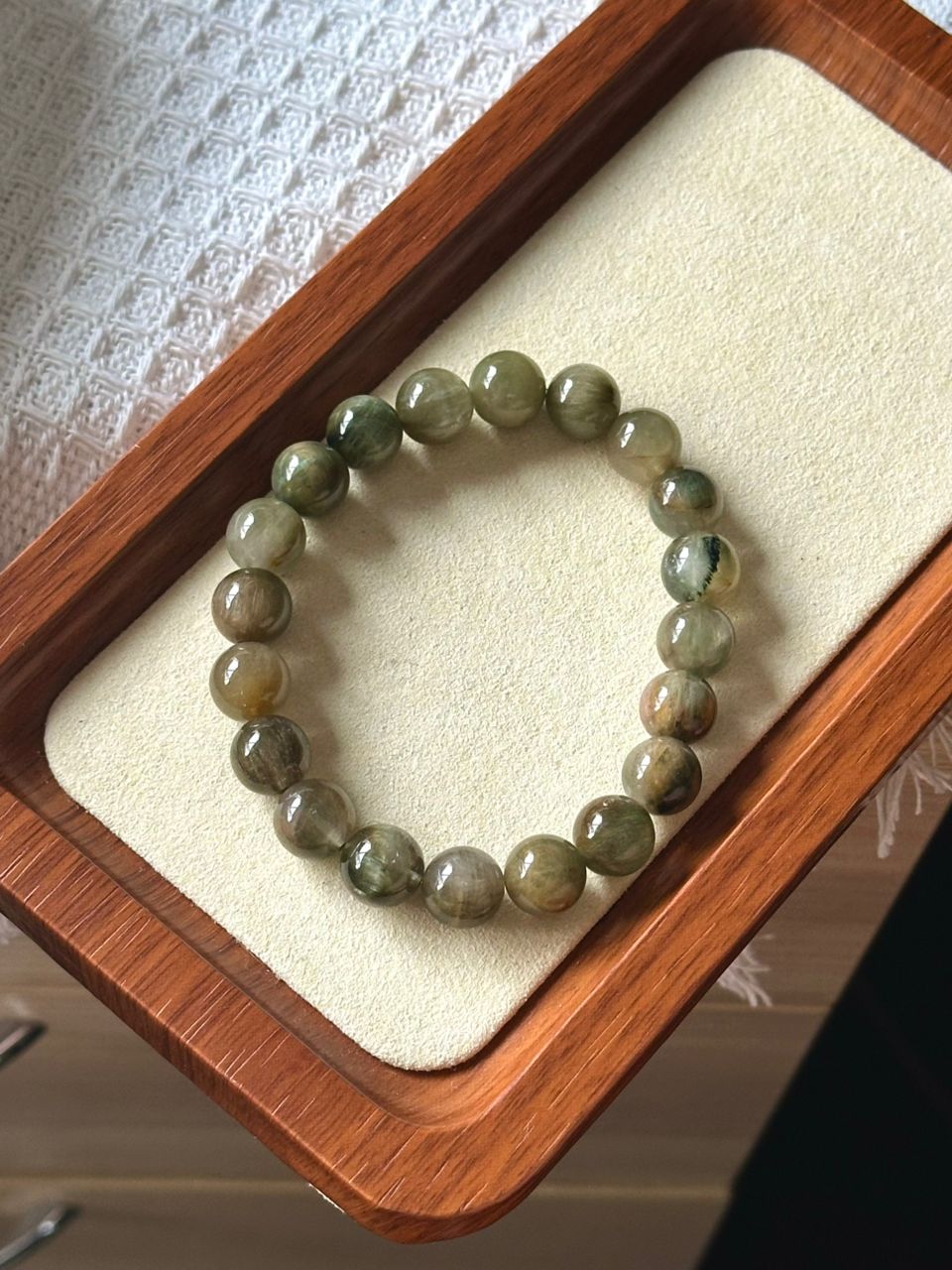 Green rutile 绿发晶 10mm 