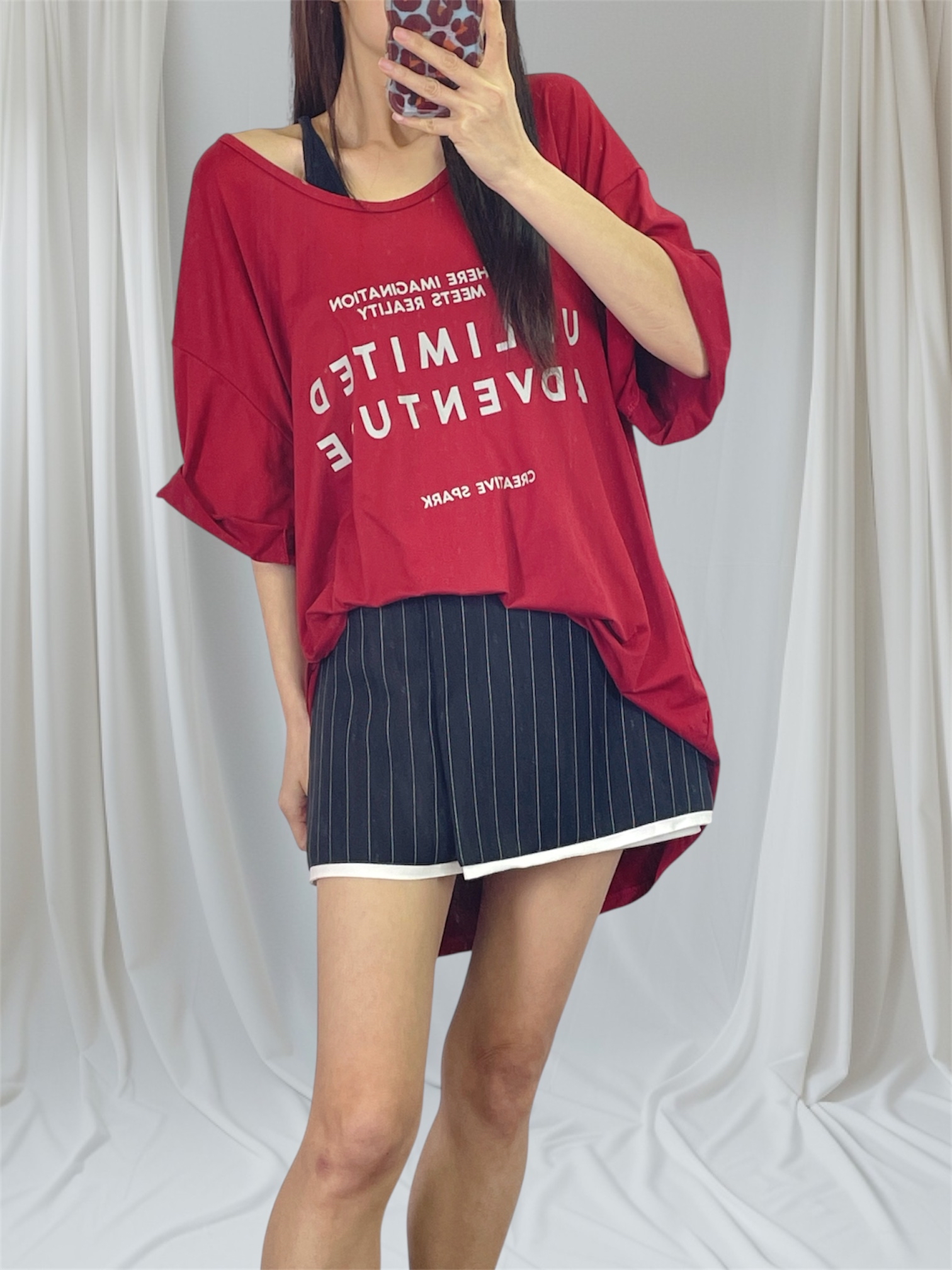 K5560 棉料印字鬆身tee