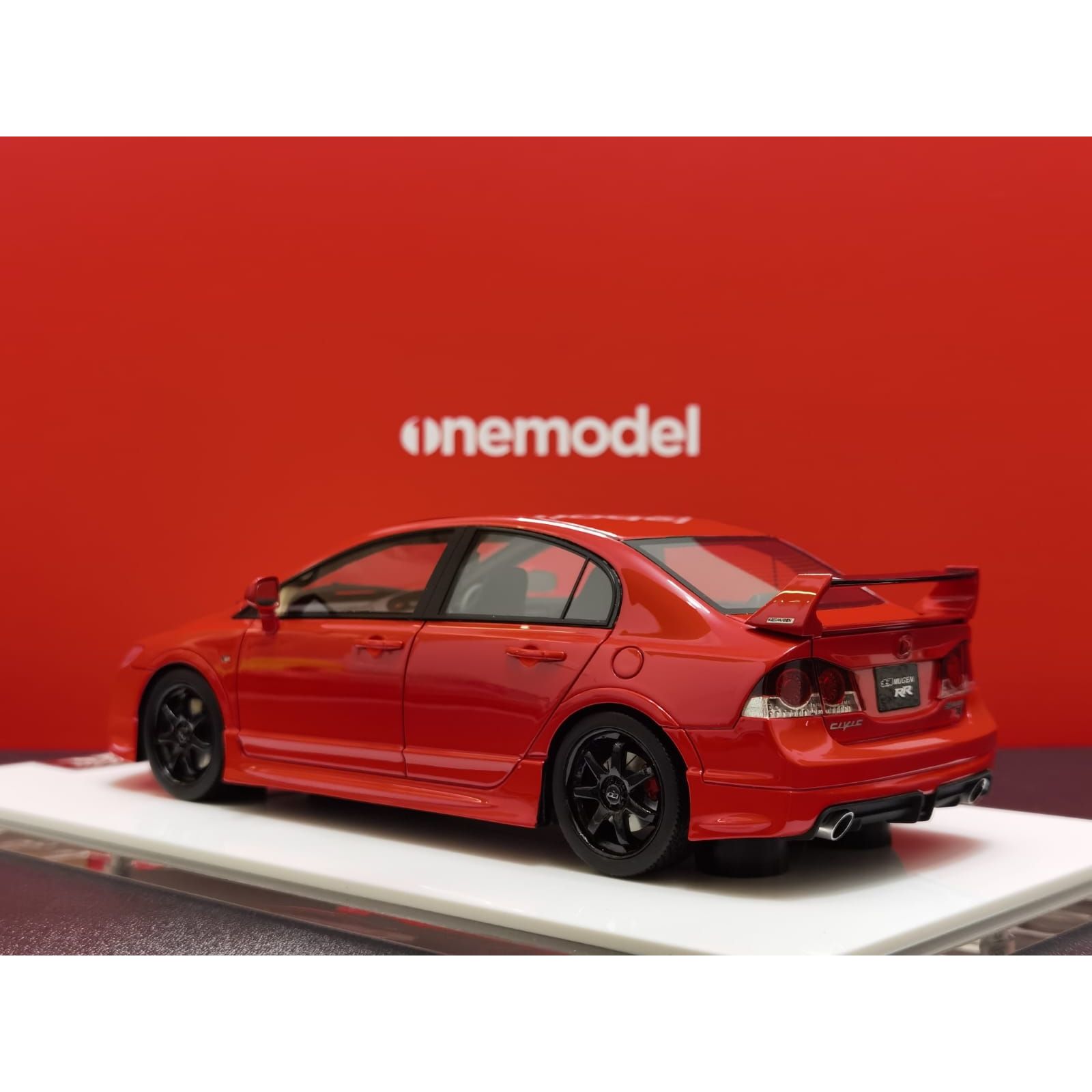 In stock - OneModel 1/24 HONDA CIVIC TYPE- R FD2 MUGEN RR - Red