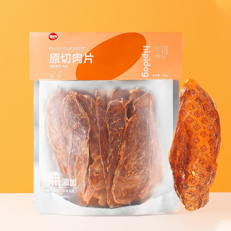 狗狗零食 原切鴨肉片 180g 中小型犬 訓練獎勵 耐咬寵物食品 平行進口