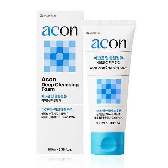 韓國東亞製藥 Acon 深層清潔抗痘粉刺洗面乳 100ml
