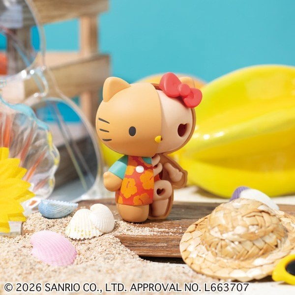 (行版) MegaHouse 解體拼圖 幻想系列 三麗鷗 熱情夏日 Kaitai Puzzle Fantasy Sanrio Characters Tropical Cherry Mix (原盒4盒) (1套4款) 