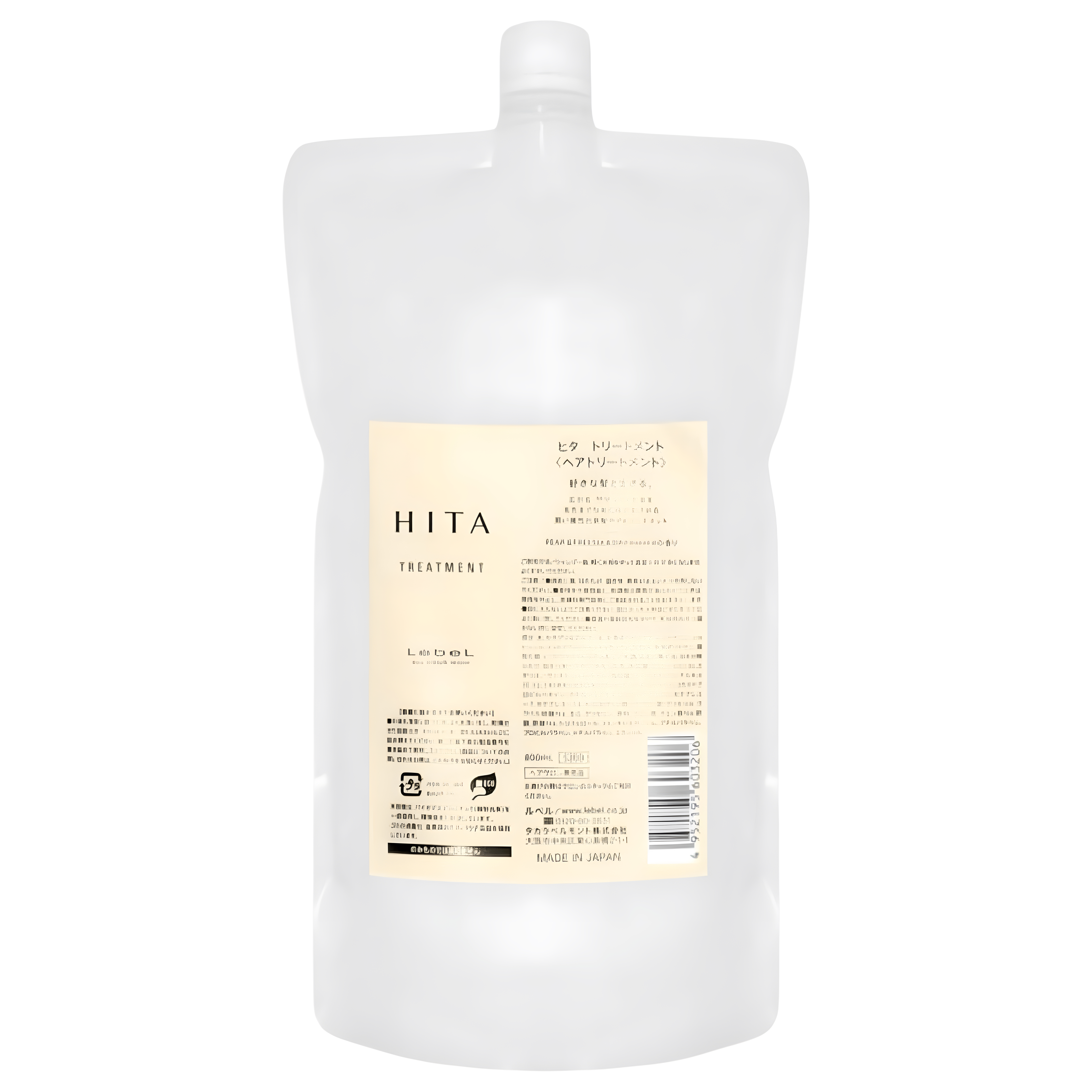 Lebel HITA Treatment 抗毛燥順直護髮素補充裝 800ml