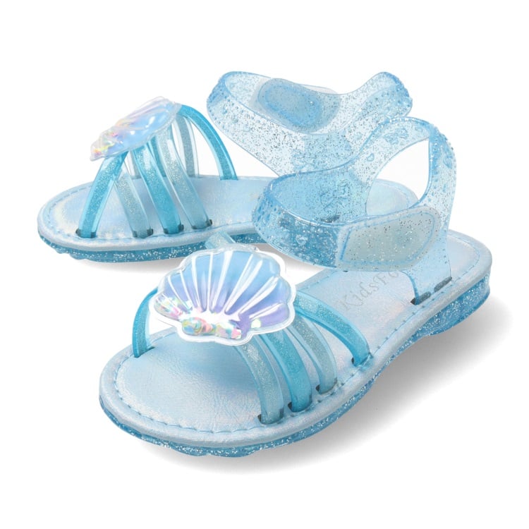 🆕【⭐訂購⭐】 🇯🇵日本直送🌀閃亮心形亮片貝殼 透明涼鞋［2款選］🌀[ELDA-0210][260522]