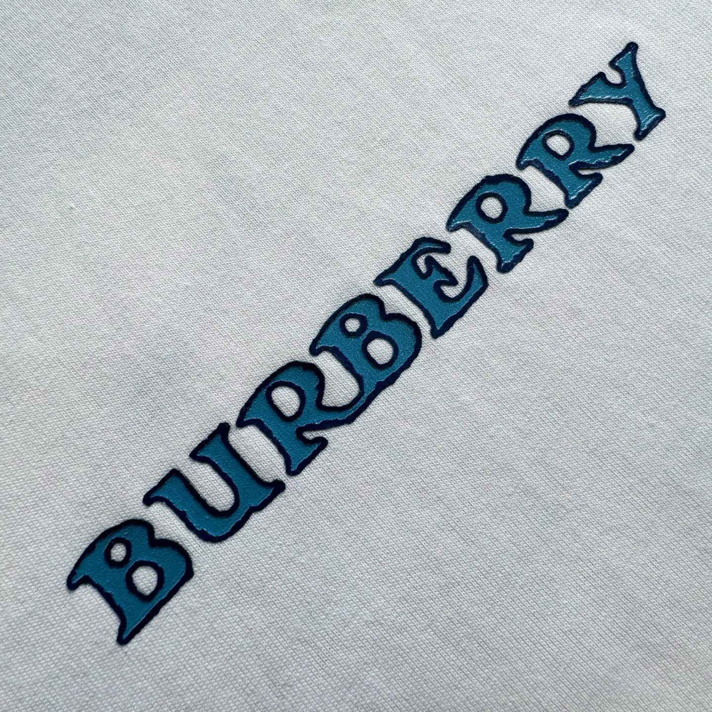 【原單】BURBERRY Heritage Logo Cotton T-shirt 馬術騎士徽標印花短袖Tee