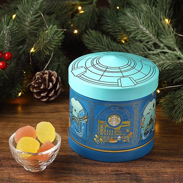 台灣星巴克義式水果軟糖旋轉音樂盒