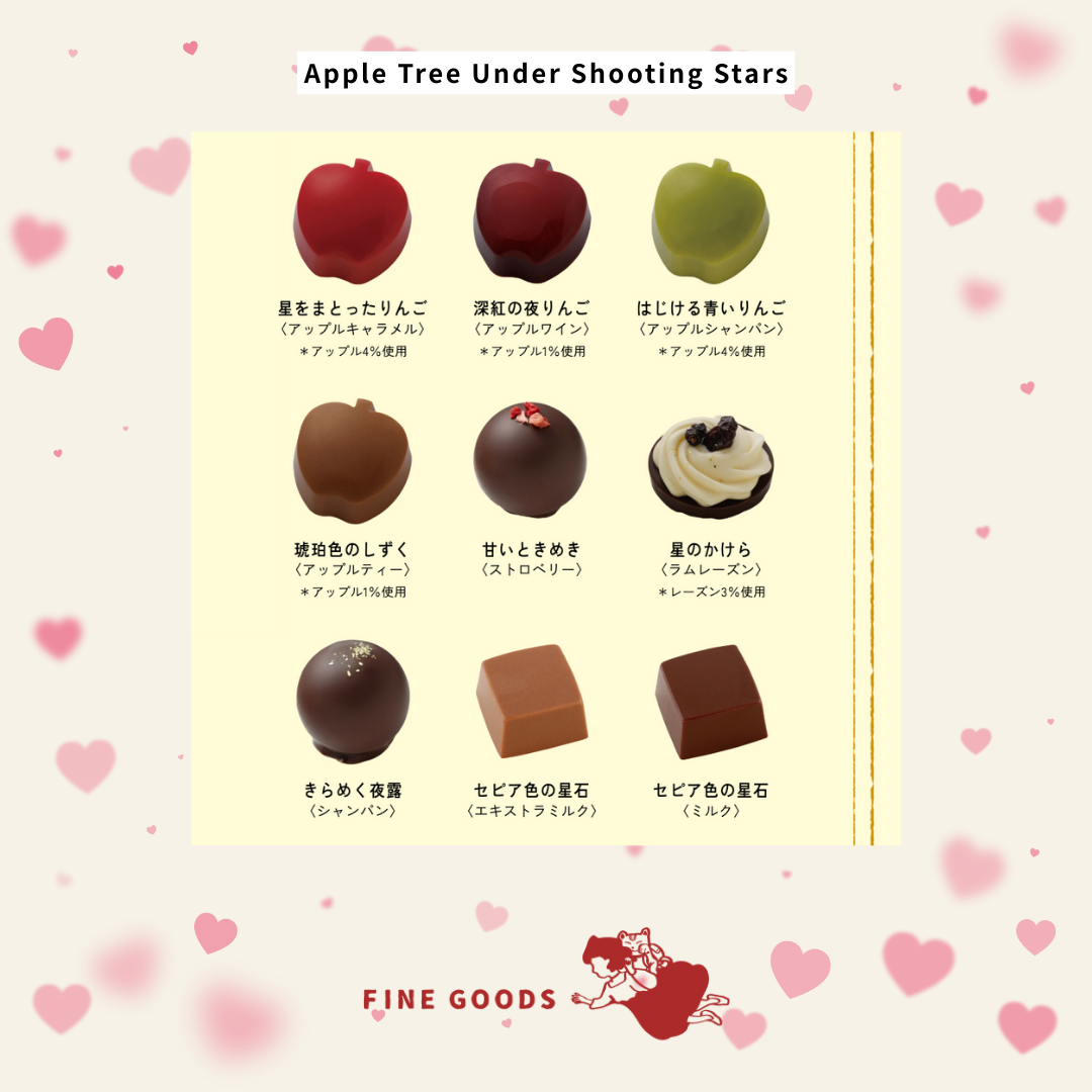 【一團限定】Apple Princess Aster 情人節限定朱古力鐵盒/禮盒